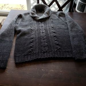 Calvin Klein XXL gray ombre sweater
